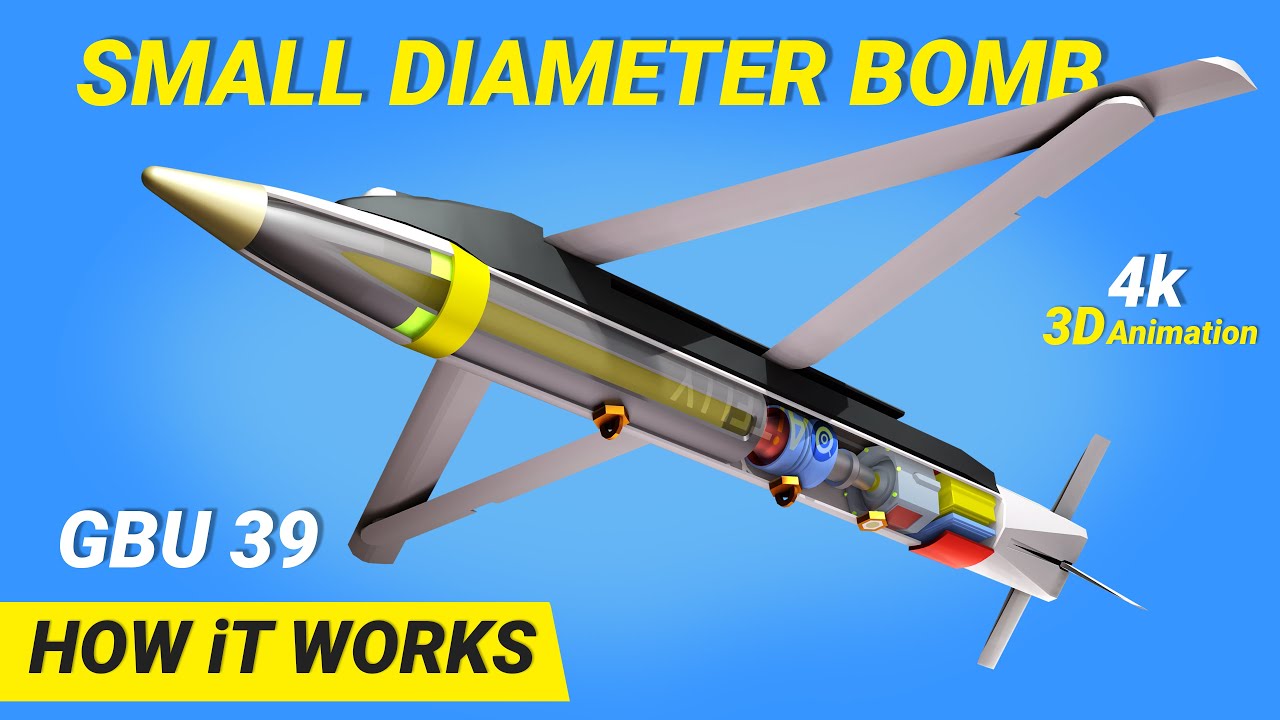 Малогабаритная наземная бомба GBU39 HIMARS | РСЗО | Принцип работы GLSDB #ракета #himars