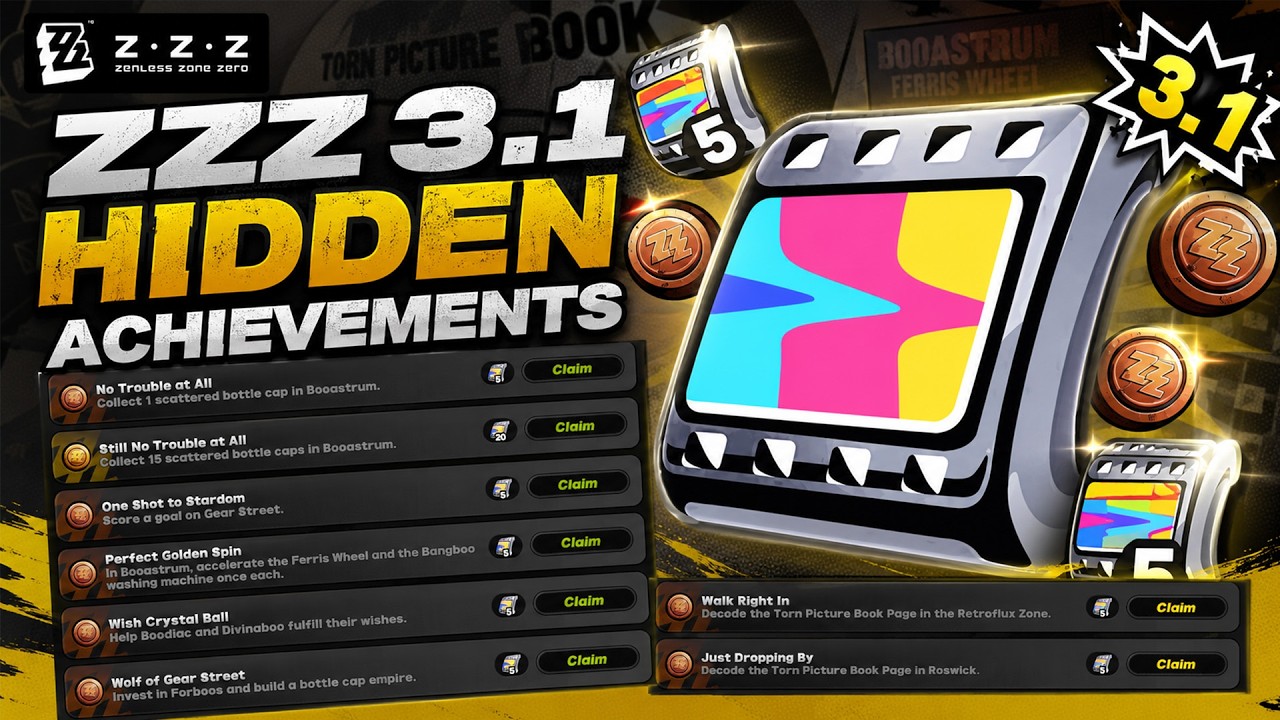 ZZZ 3.1 Hidden Achievements | Zenless Zone Zero Hidden Achievements Guide