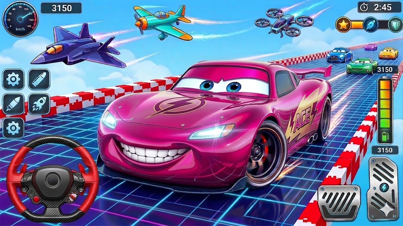GT Car Stunt Master | Ramp Car Racing 3D | Career | Level 7 To 13 | 4K 60FPS | Android Gameplay