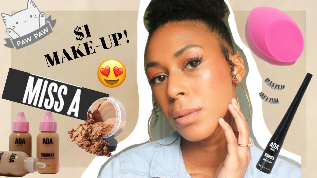 FULL FACE OF SHOP MISS A $1 MAKEUP (INCLUDING THE *NEW* PROWEAR FOUNDATION!) | Kay Forbey