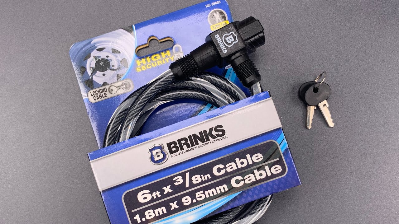 [1029] A Security Joke: Brinks &ldquo;High Security&rdquo; Cable Lock Jiggled Open
