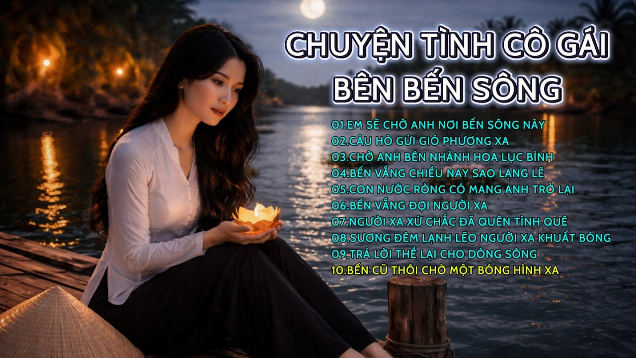 CHUYỆN TÌNH CÔ GÁI BÊN BẾN SÔNG | LK Dân Ca Trữ Tình Miền Tây Buồn Da Diết #nhạctrữtình #nhacdanca