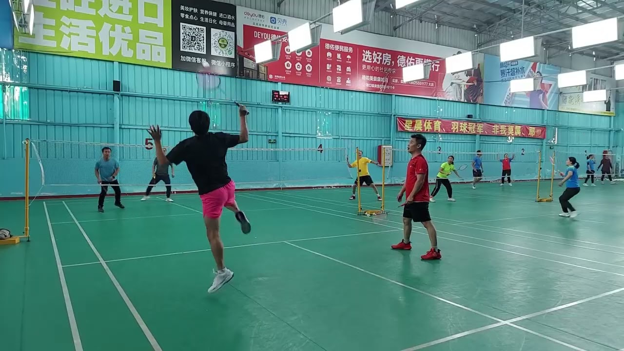 Badminton game, Zhongshan, China 11 21 25 1