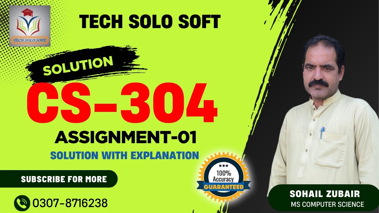CS304 Assignment 1 Complete Solution Spring 2025 By Tech Solo Soft || OOP CS304 Assignment 2025