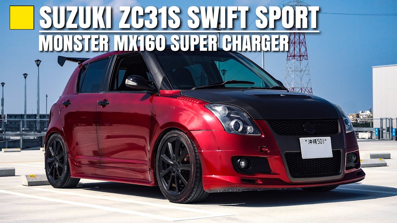 MONSTER MX160 SUPER CHARGER ZC31S SWIFT SPORT