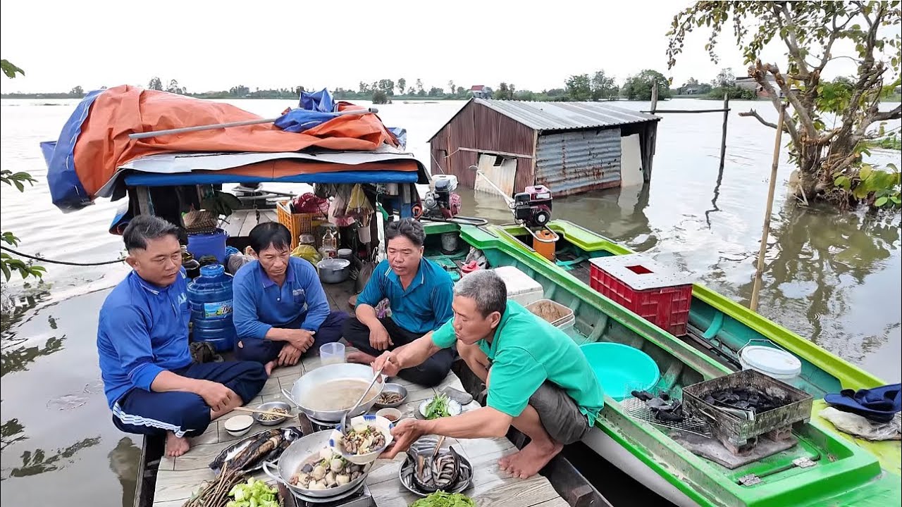 Tập 41. Đặc Sản Của Mộc Hóa Mùa Nước Nổi Ri Cá Hầm Củ Cải , Lẩu Mắm Cá Chạch Lai Rai Đồng Nước Lũ 