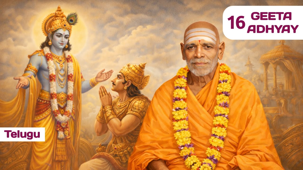 16. GEETA - Daivasura Sampad Vibhaga Yogam SWAMI VIDYA PRAKASHNADA GIRI