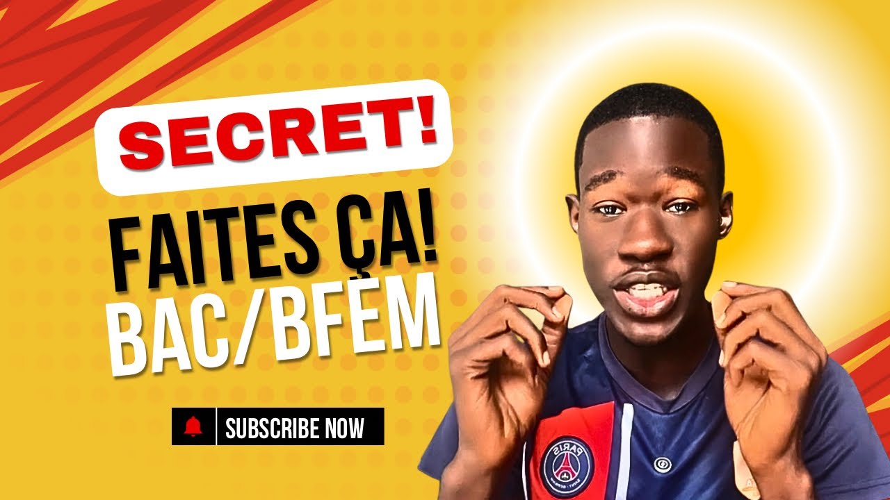 Dernier CONSEIL pour réussir l’anglais du BAC/BFEM 2025-BONNE CHANCE 🍀