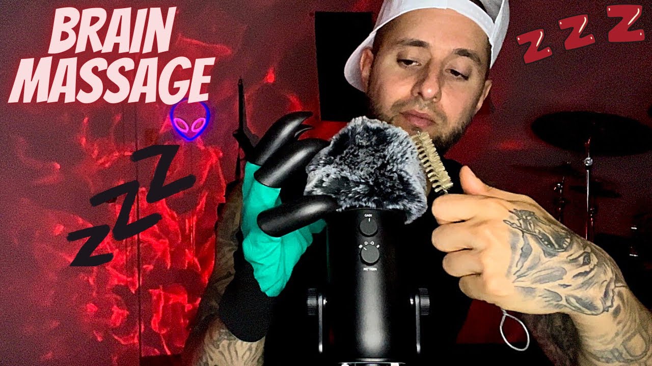 ASMR | Brain Massage for Instant Sleep | Personal Attention| (Mic Scratching, Whispers, Hand Sounds)
