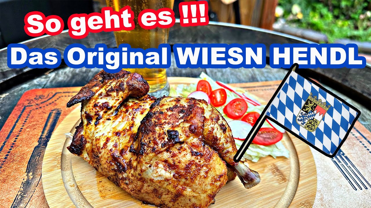 Original Wiesn Hendl knusprig vom Grill / Oktoberfest Brathähnchen | The BBQ BEAR