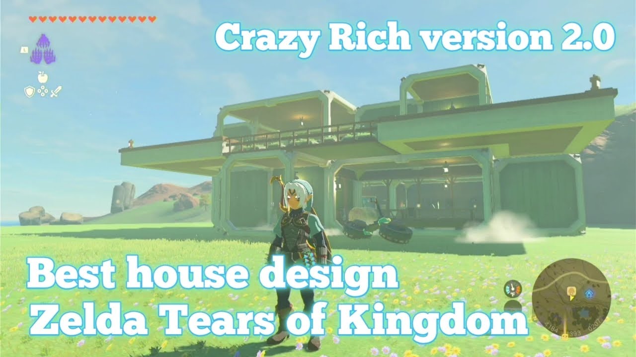 Best house design Zelda Tears of Kingdom | Renovation my Crazy Rich Design #zeldatearsofthekingdom