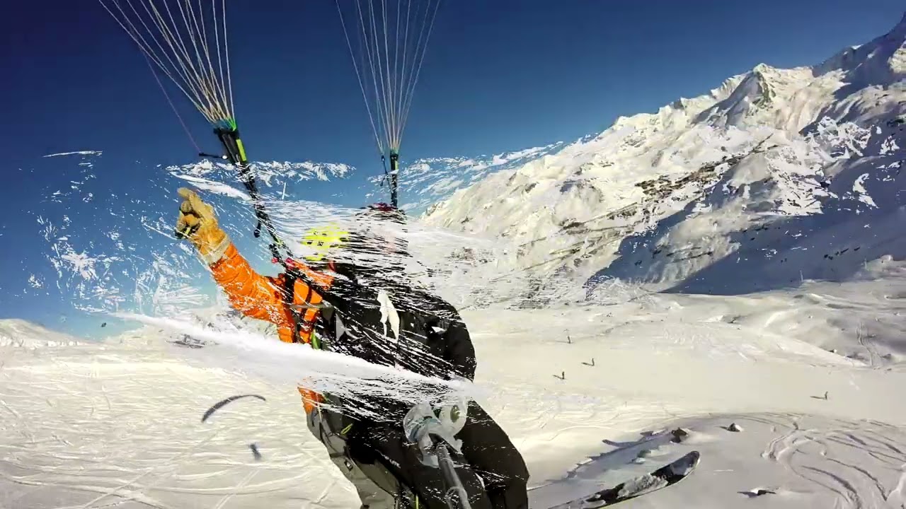 Session parapente à Val Thorens