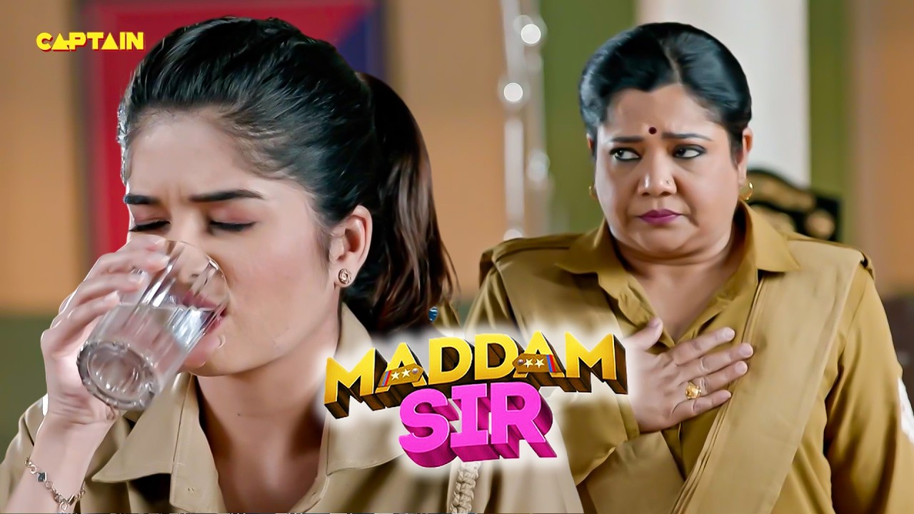 पुष्पा जी के पानी मंगाने पर संतोष पी गई पानी | Maddam Sir Comedy