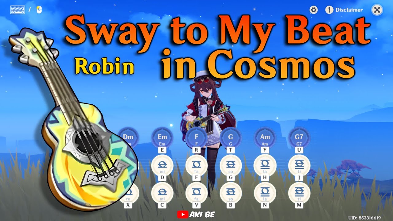 Robin - Sway to My Beat in Cosmos (Honkai: Star Rail) Ukulele Cover【Genshin Impact】