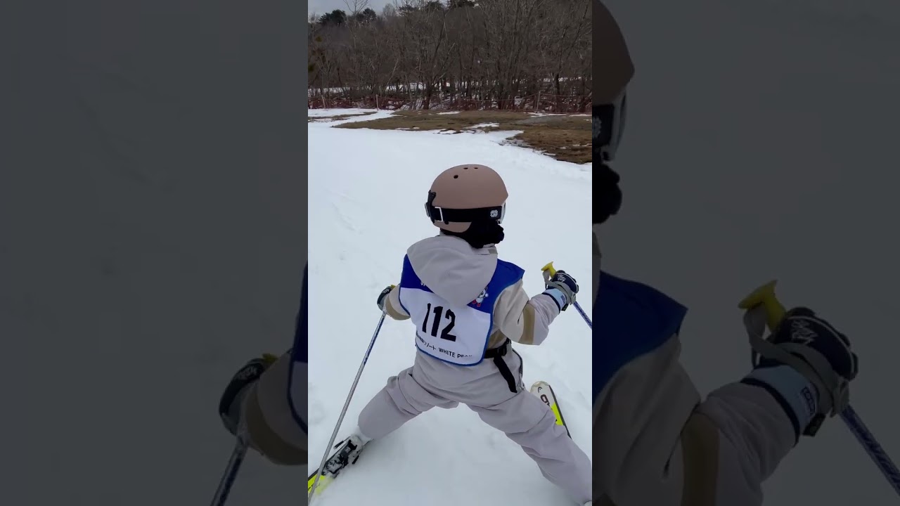 【中崎塾和歌山校スキー教室編０１】永遠に滑ってられそうな「スキー２回目」の未就学児。中崎塾スキー合宿in峰山高原 アクティブなシニア先生！にマンツーマン指導を受けました！