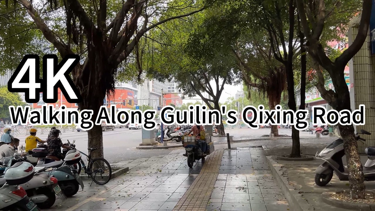 4K Walk in Guilin, China: Authentic Everyday Life, Street Vendors & Local Vibes | China Travel
