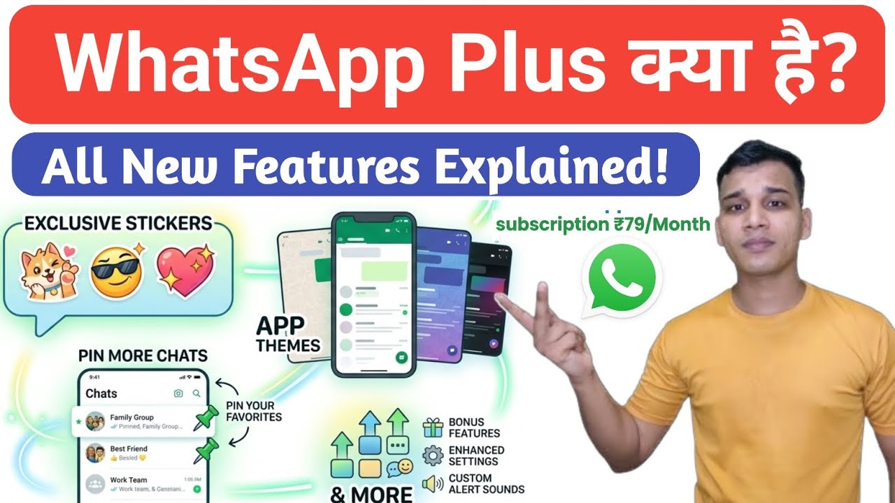 WhatsApp Plus Subscription क्या है? | Whatsapp Plus Features Explained in Hindi 