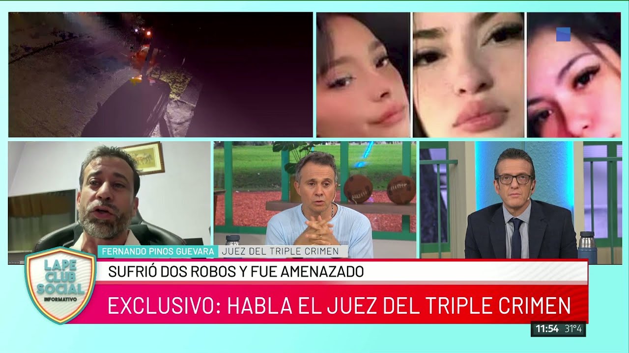 🔴 LA PALABRA DEL JUEZ DEL TRIPLE CRIMEN QUE SUFRIÓ DOS ROBOS