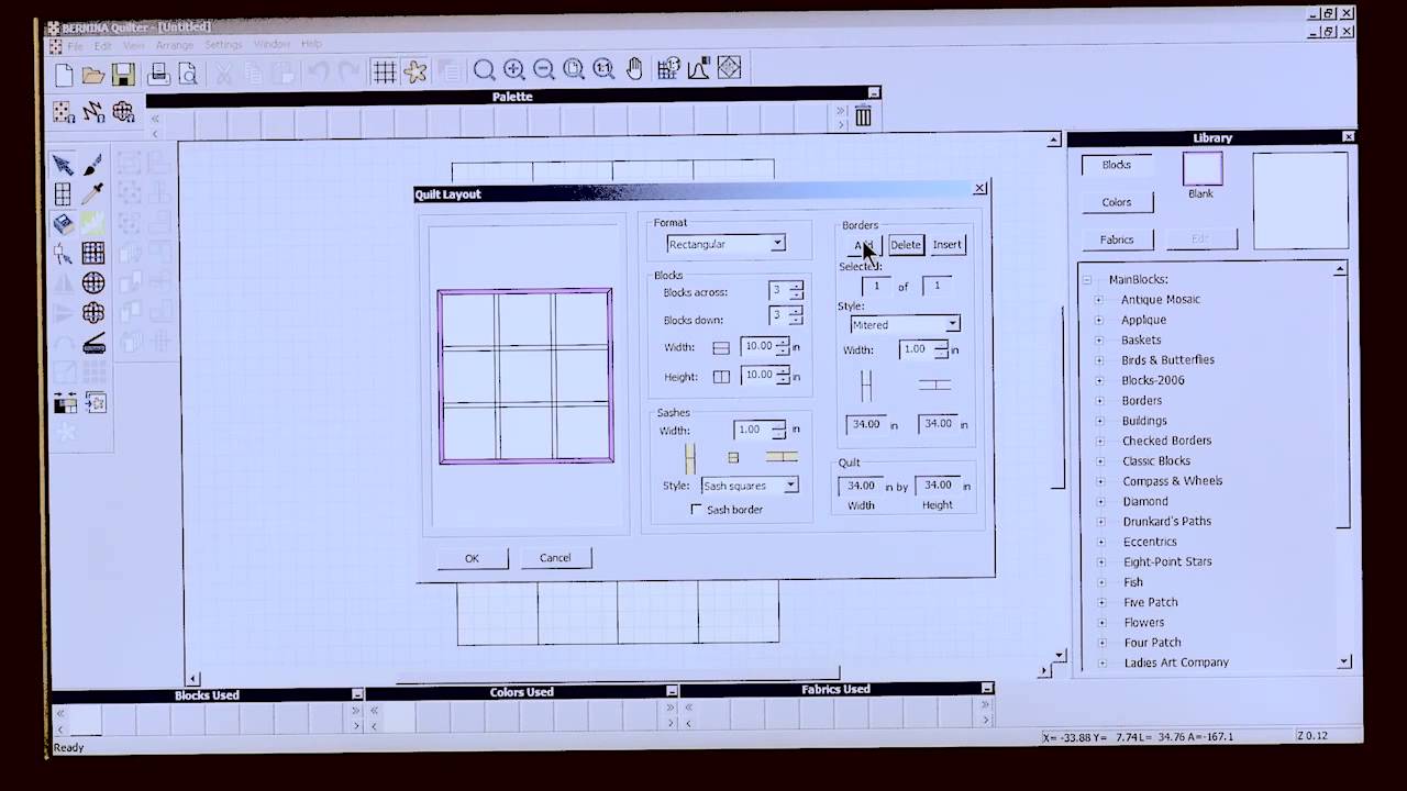 Designing Quilts with Bernina Embroidery Software