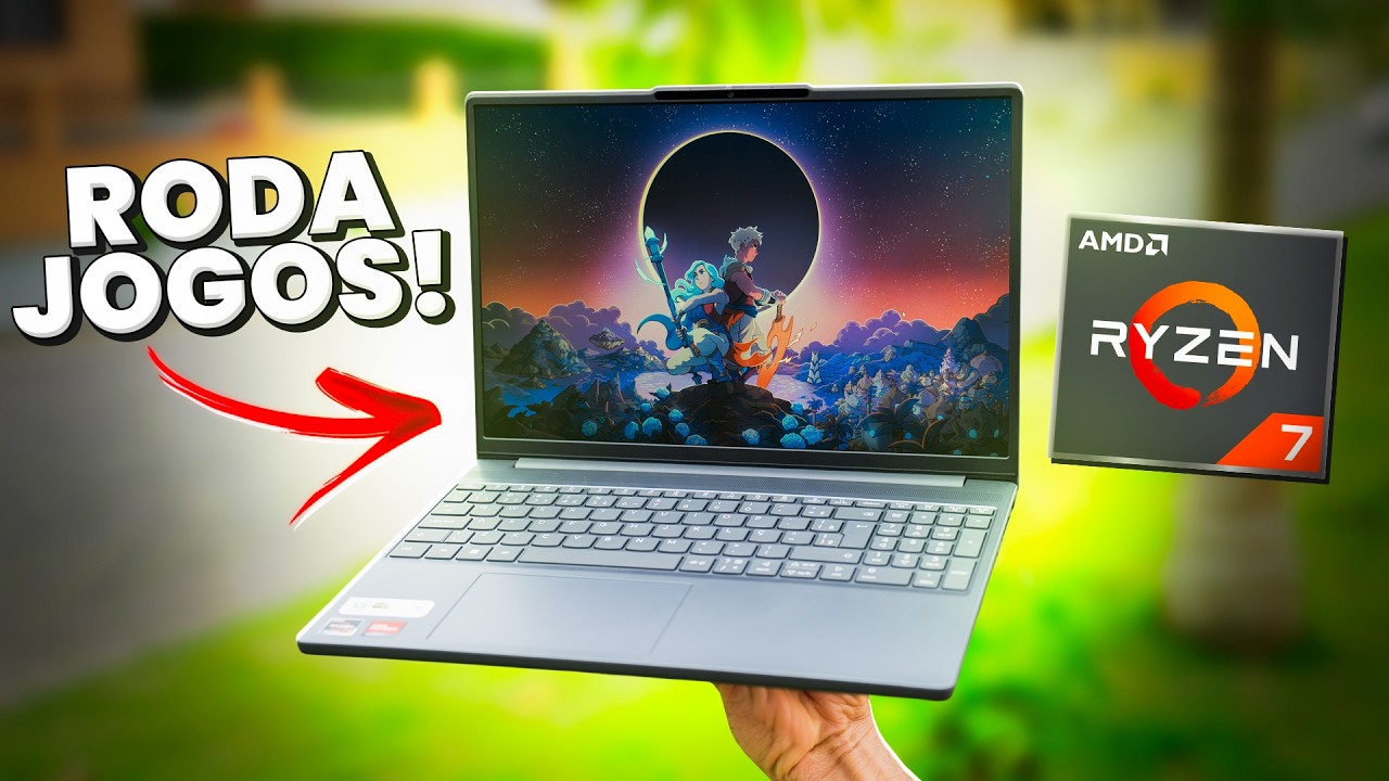 LENOVO SLIM 3 RYZEN 7 – UNBOXING + TESTES MOSTRAM ÓTIMO CUSTO-BENEFÍCIO