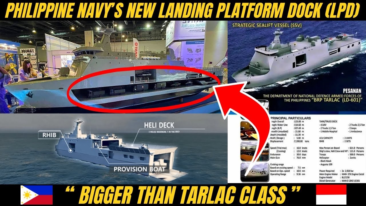 Philippine Navy's New Landing Platform Dock (LPD) Bigger  than Tarlac Class