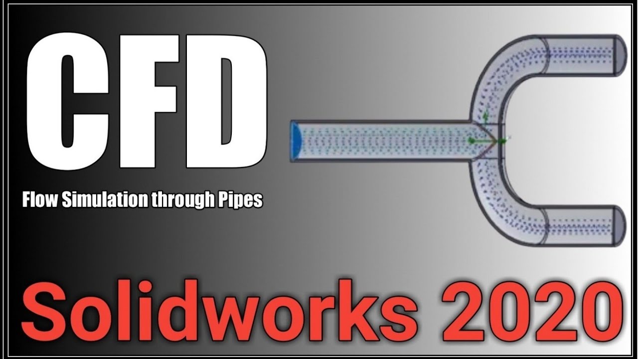 CFD Flow Simulation through Complex Pipes: A SolidWorks 2020 Tutorial on Dynamic Behavior