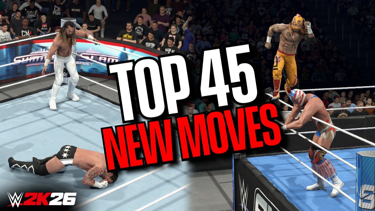 WWE 2K26: Топ-45 новых приемов
