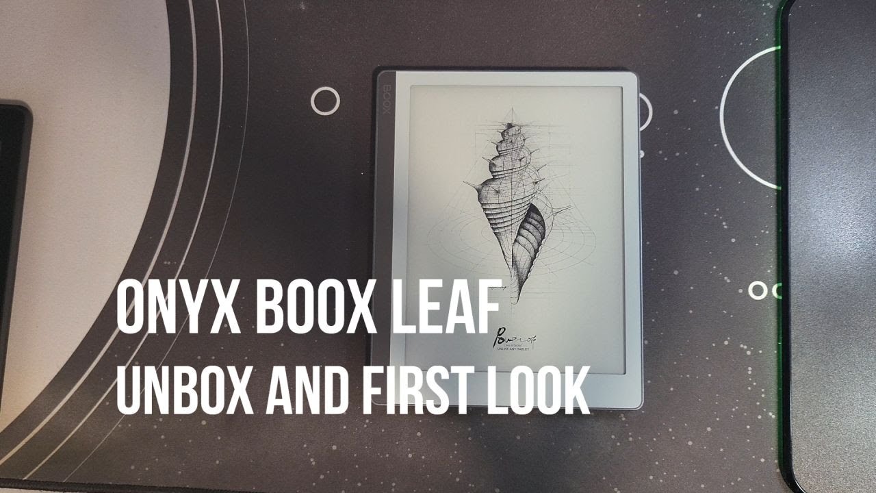 Распаковка и быстрый просмотр Onyx Boox Leaf