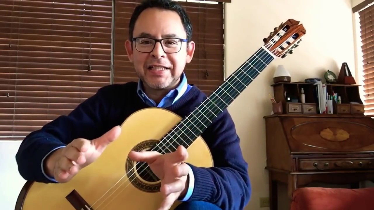 Ejercicio de velocidad para mano derecha Clase de Guitarra Rafael Elizondo