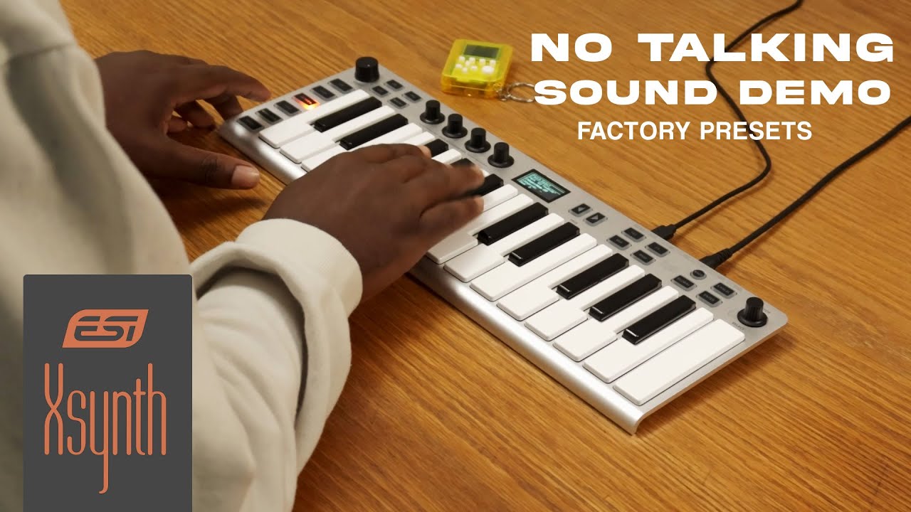 ESI Xsynth | Factory Presets Sound Demo | No Talking