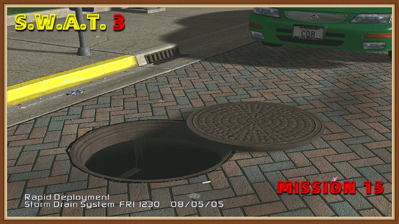 SWAT 3 WIN 10 - GAMEPLAY / Mission 15 - Storm Drain System - Hard Difficulty