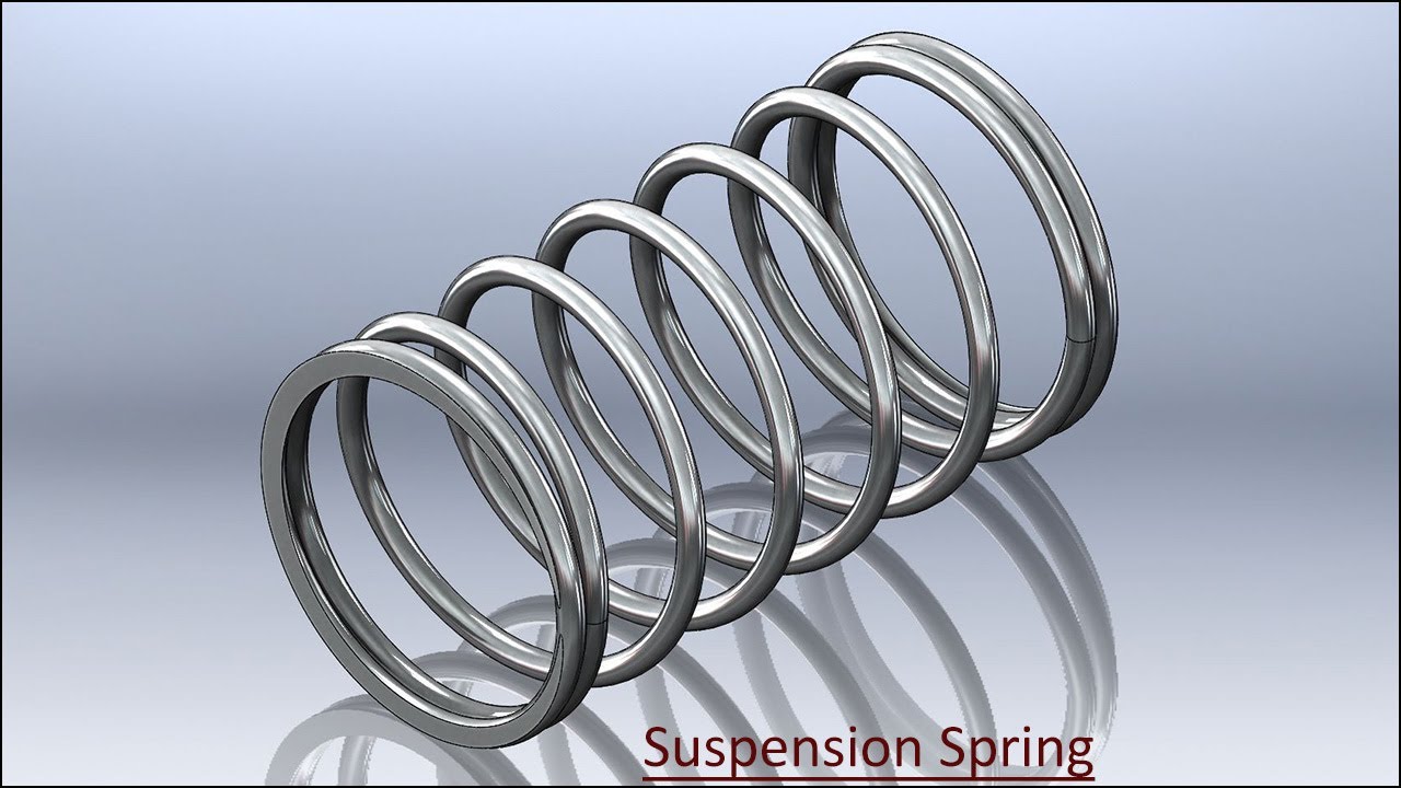 Suspension Spring || Siemens NX  Tutorial