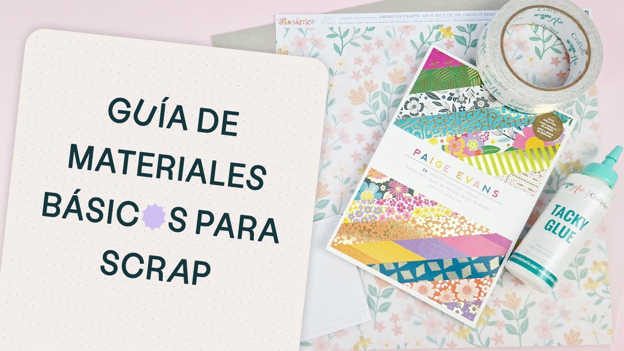 Materiales Básicos de Scrapbooking - Mi Tienda de Arte