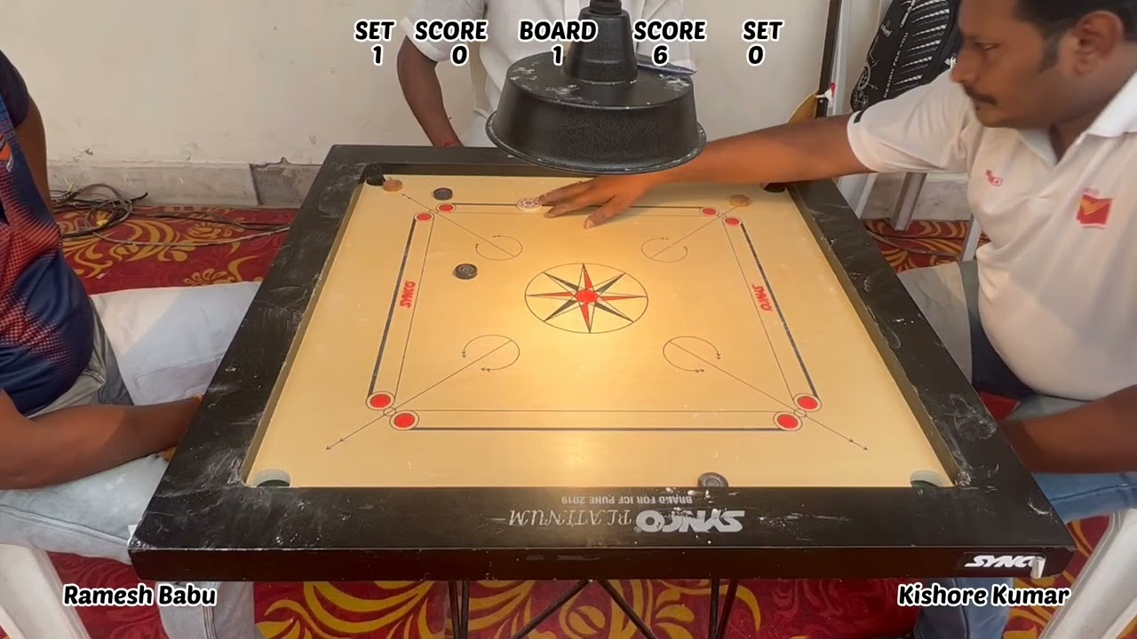 CARROM QF | Kishore Kumar vs Ramesh Babu | Chennai district carrom tournament #carrom #trending #no1