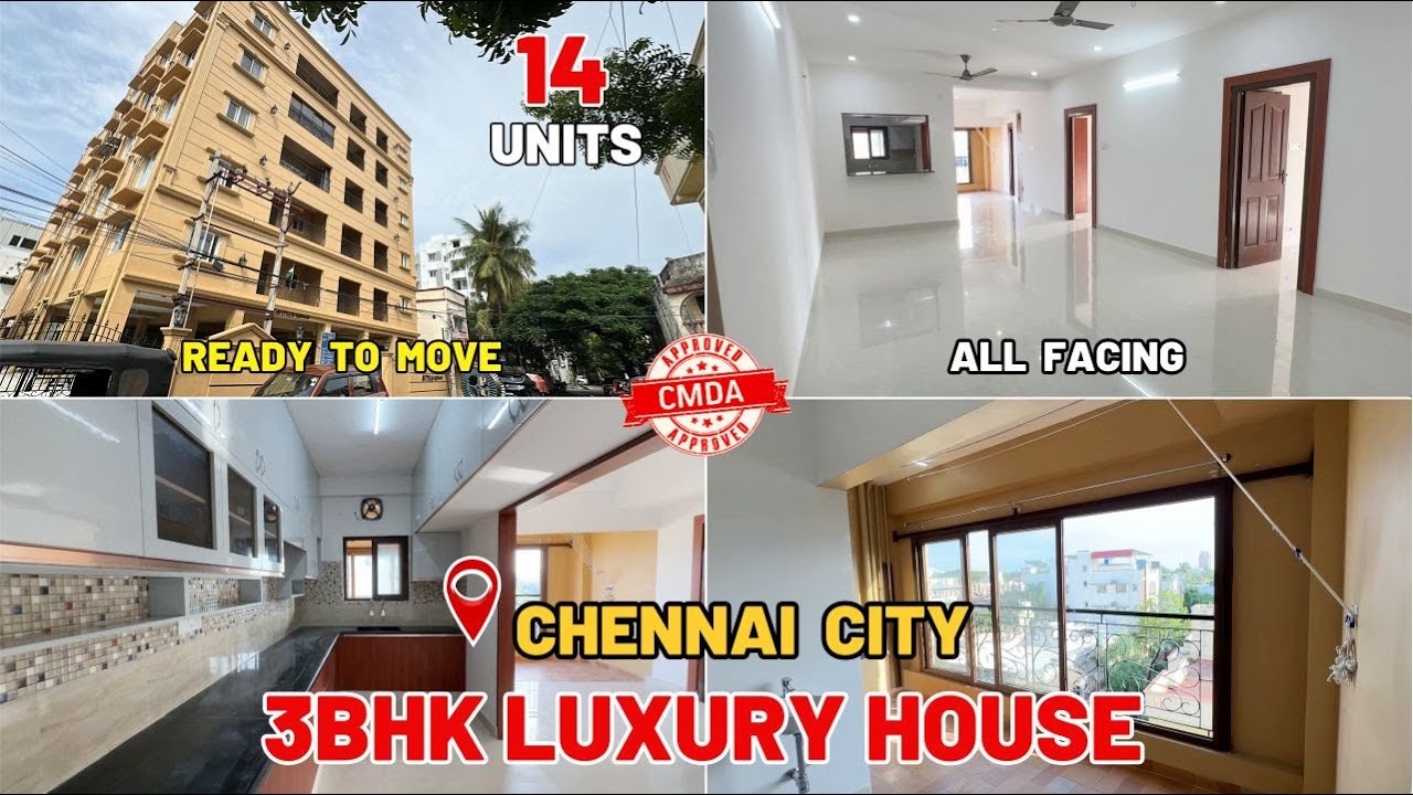 Flats for sale in Chennai Thiruvanmiyur | New flats in Chennai City | 3BHK Luxury flats | CMDA