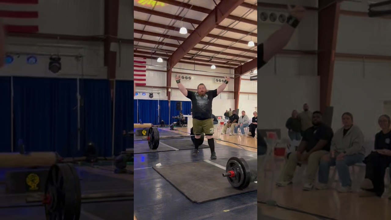 Press medley from MouserFest 285/305/280/305/340lbs different implements 
