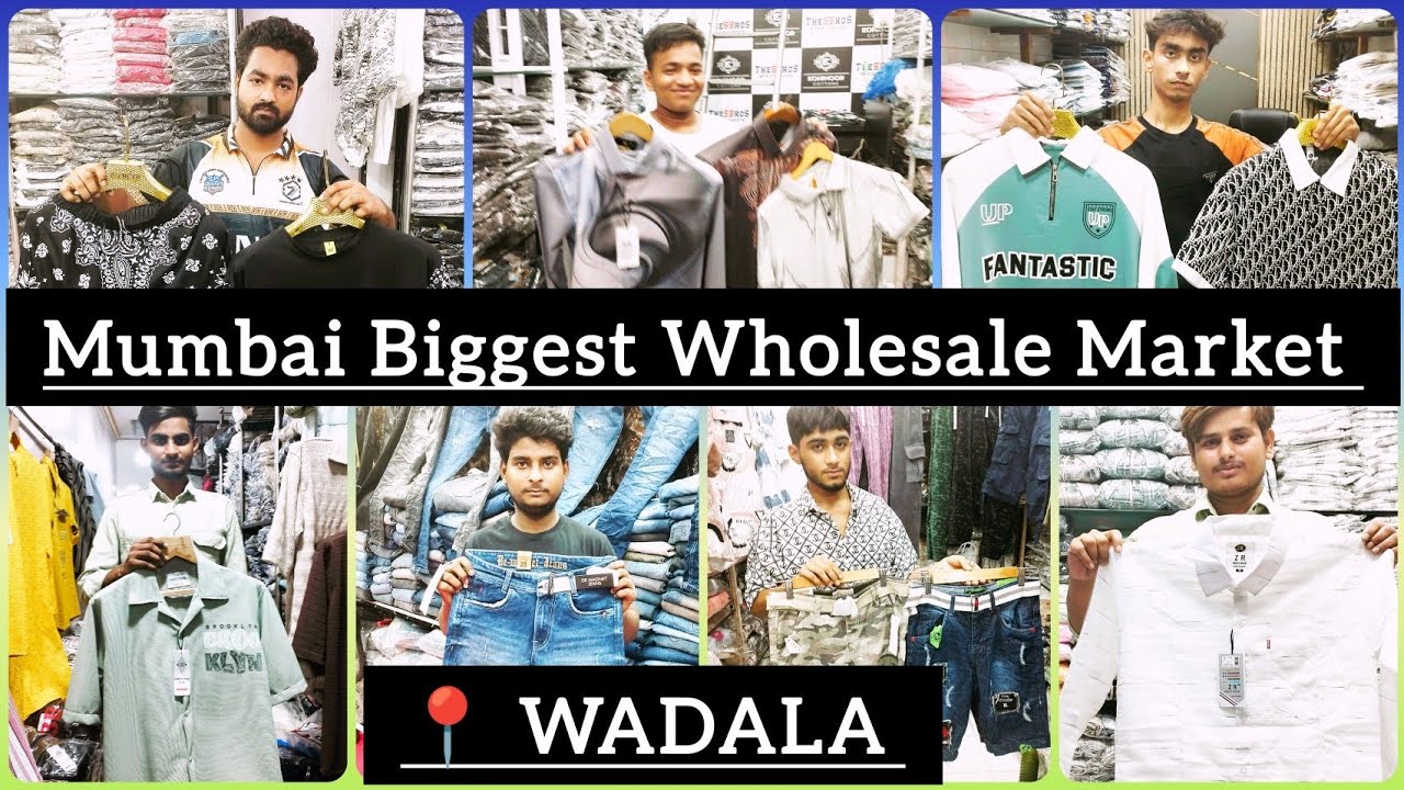 Mumbai ki sabse badi wholesale kapda market - 📍Wadala - Kidwai Nagar