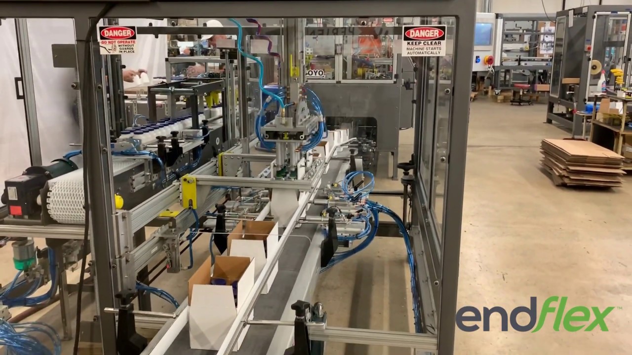 Pick and Place Robot for Bottle Case Packing | 150 BPM Tray Loading System