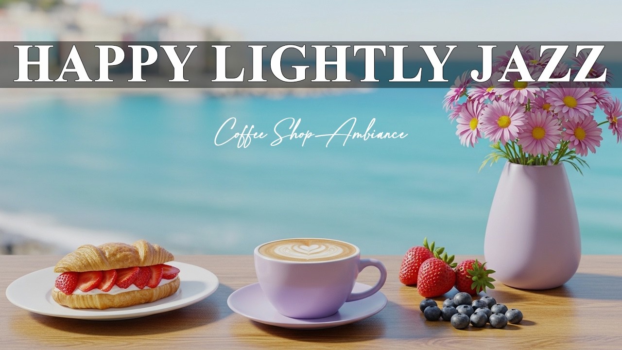 Happy Lightly Jazz ☕ Relaxing  Bossa Nova & Smooth Jazz Piano for Work, Study & Good Mood