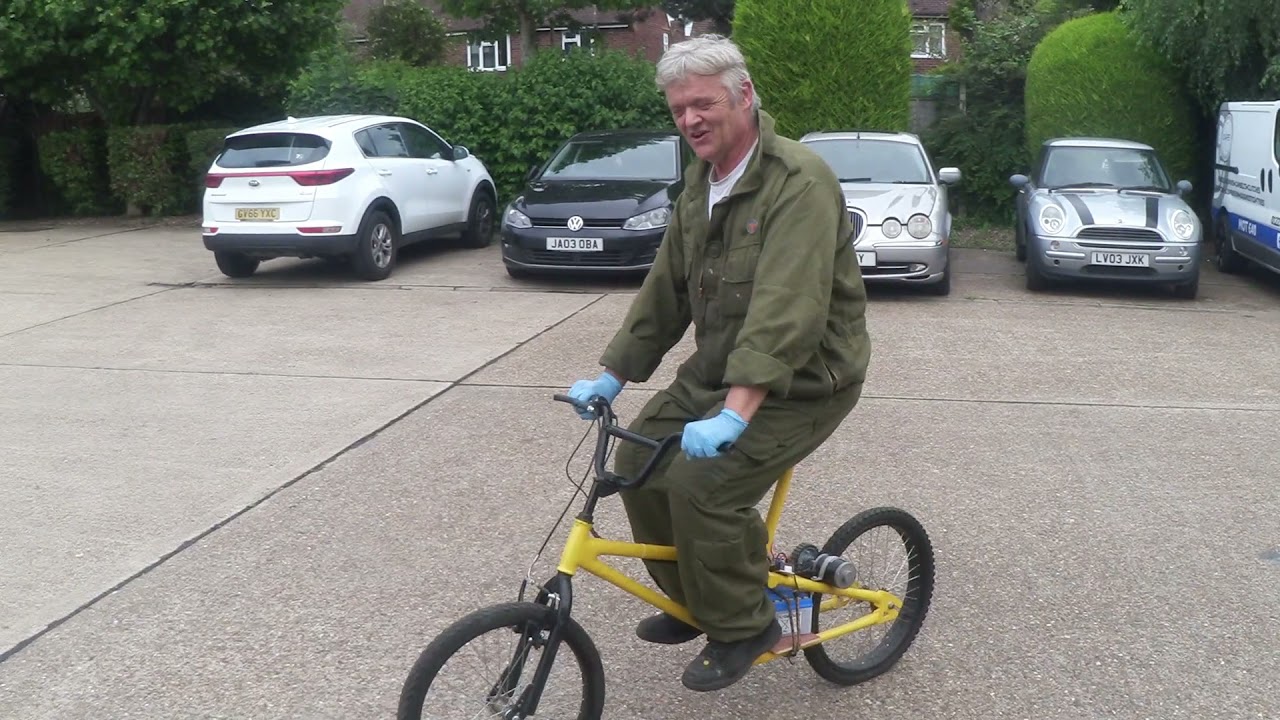 1171 A Paper Bicycle - Testing The Electric Version