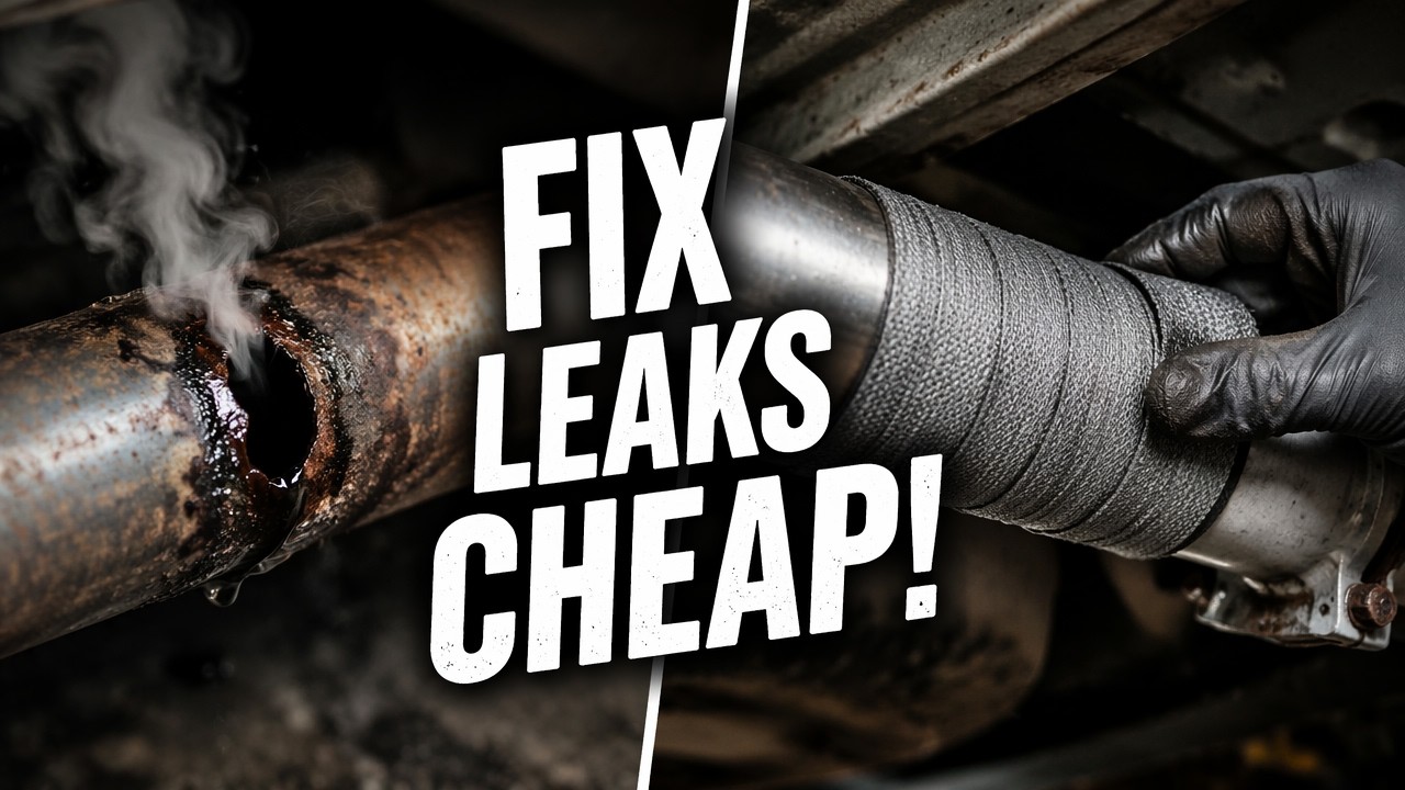 Fix Exhaust Leaks with J-B Weld ExhaustWeld Wrap?