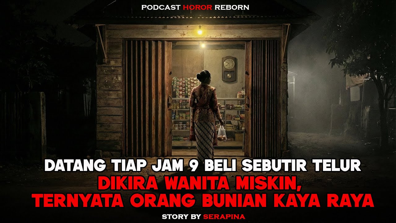Datang tiap jam 9 beli sebutir telur‼️ Dikira wanita miskin, ternyata orang bunian kaya raya