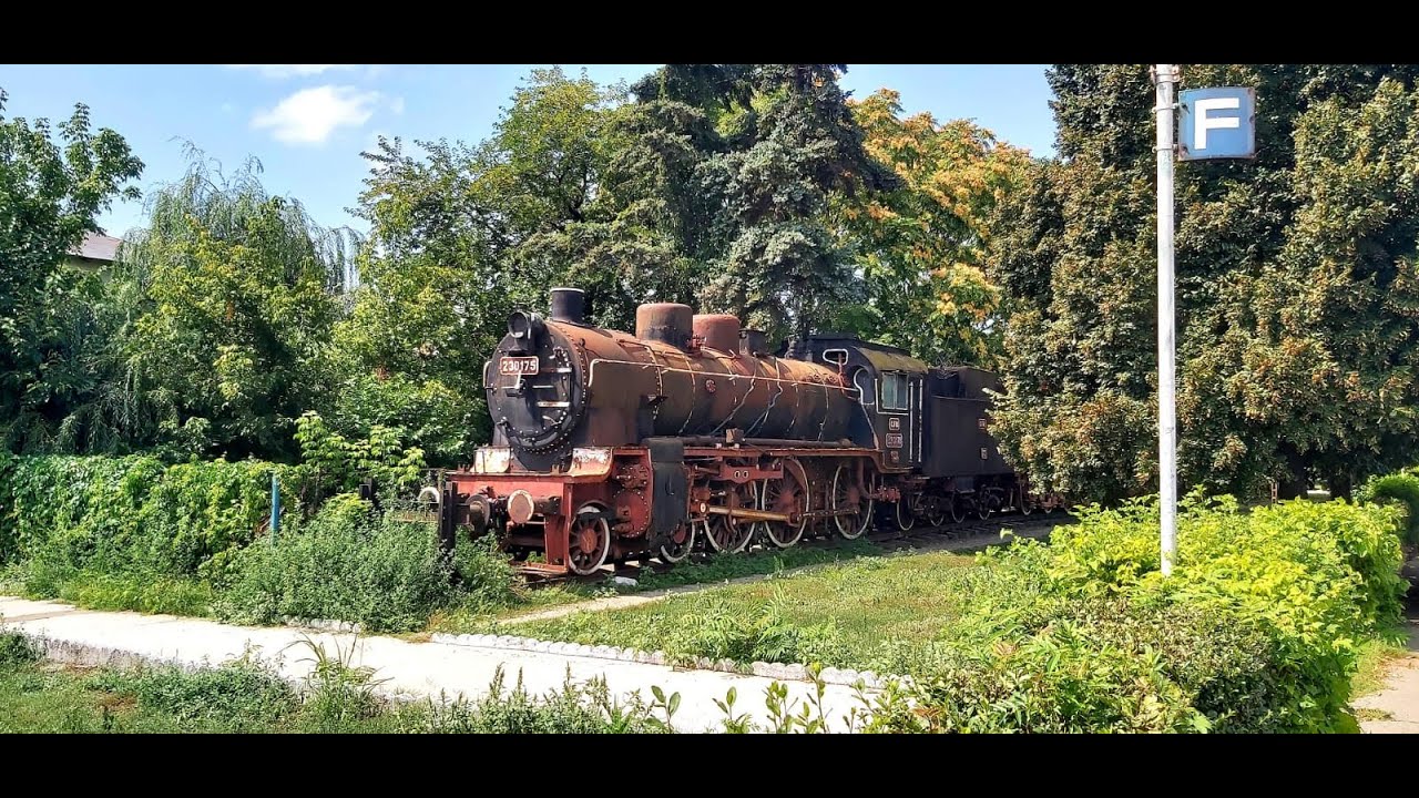 Locomotiva cu aburi 230175 expusa în Craiova – starea actuală (2026)