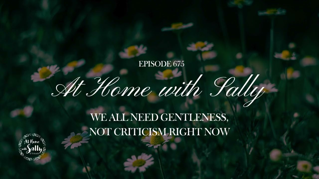 675: We All Need Gentleness, Not Criticism Right Now