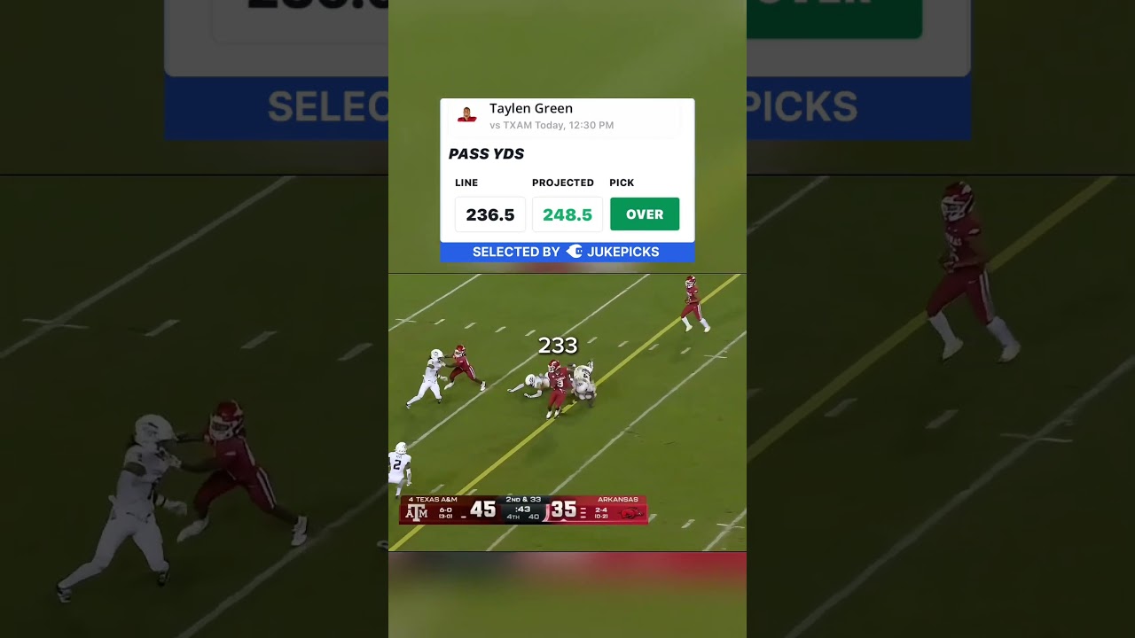 We’re 7-1 when calling passing yard over props in College Football 🔥 don’t miss this heater 