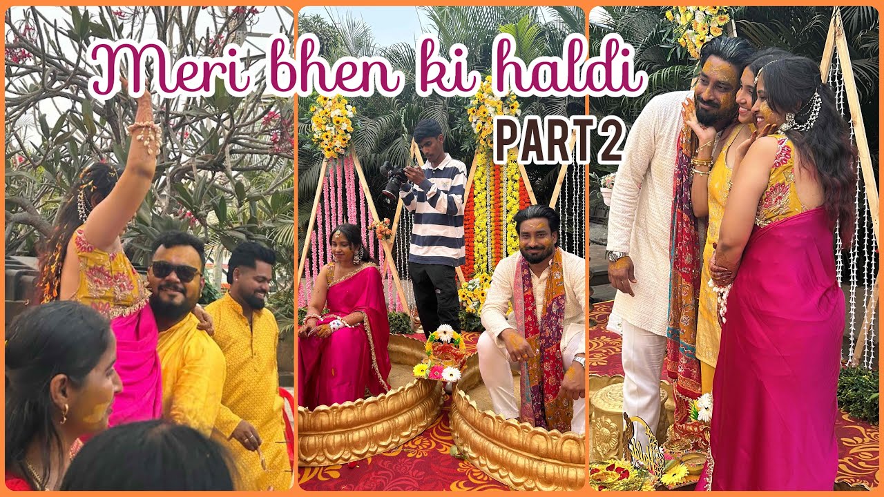 Haldi vlog part 2 | nikita singh