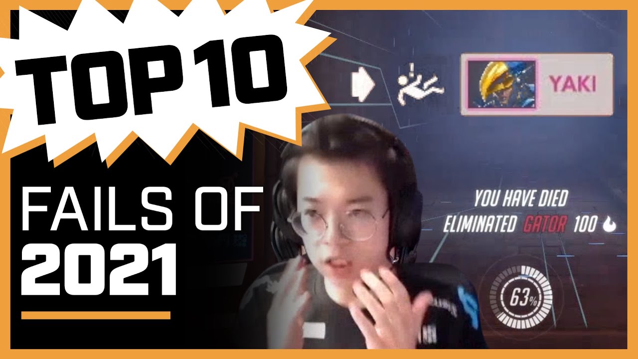 💀 Top 10 Overwatch FAILS of 2021