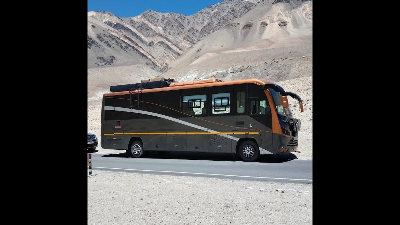Caravan in Ladakh  | Luxury Motorhome In Mountains | Designed By JCBL | @AirVistara