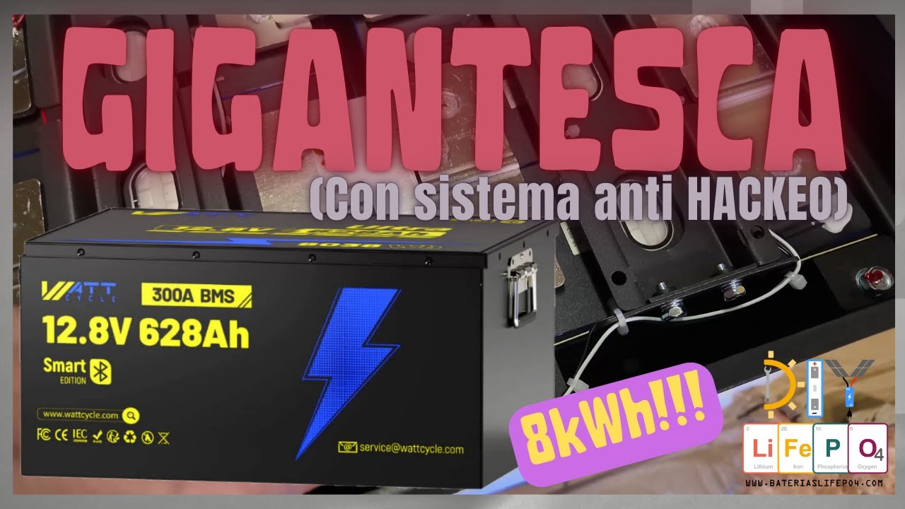 La nueva y MONSTRUOSA batería de WATTCYCLE - Con sistema ANTI HACKEO |🚍DIY ElectroCamper🚤