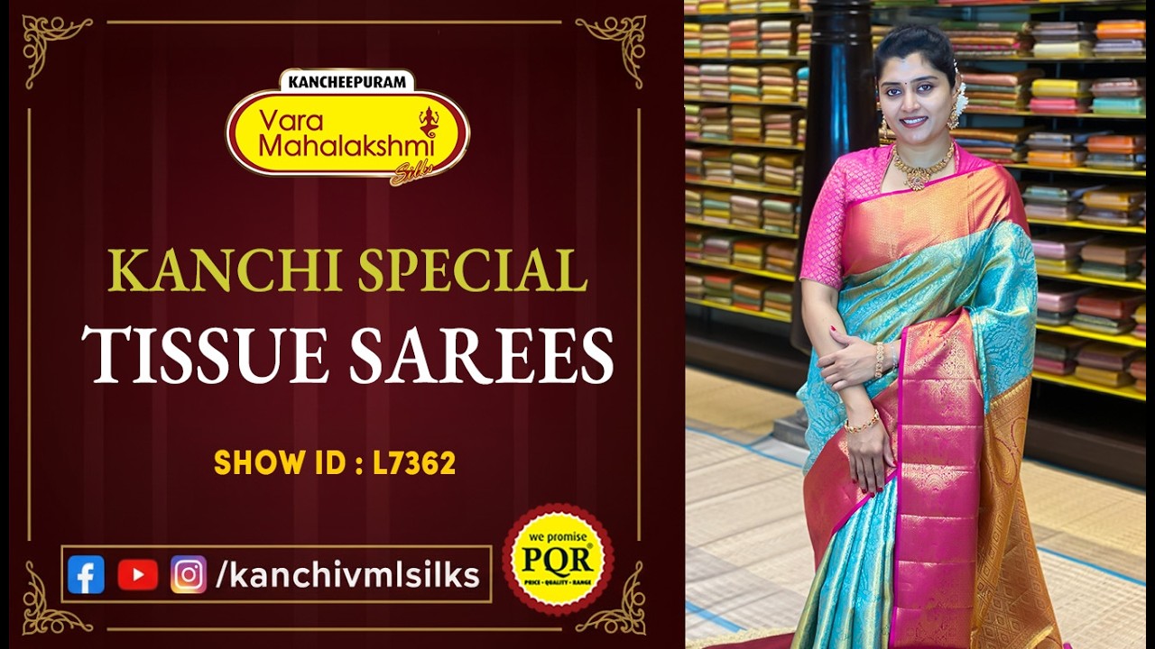 Kanchi Special Tissue Sarees | WhatsApp Number 89 0001 0002 | Kancheepuram Varamahalakshmi SilksLIVE